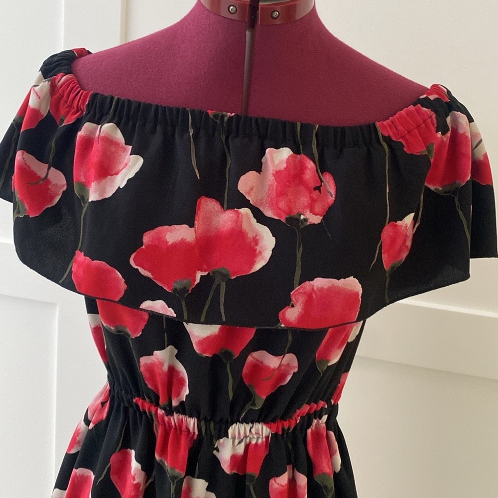 Aritzia Wilfred Hosta Floral Dress Size 4